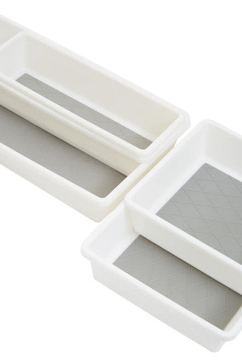 Romm Set Of 5 Plastic Drawer Organizer