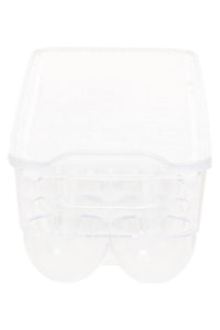 Romm Clear Plastic 14 Egg Storage Tray With Lid