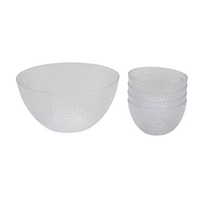 Romm Set Of 5 Plastic Bowls