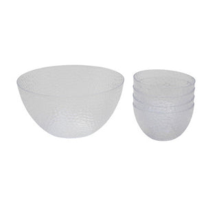 Romm Set Of 5 Plastic Bowls