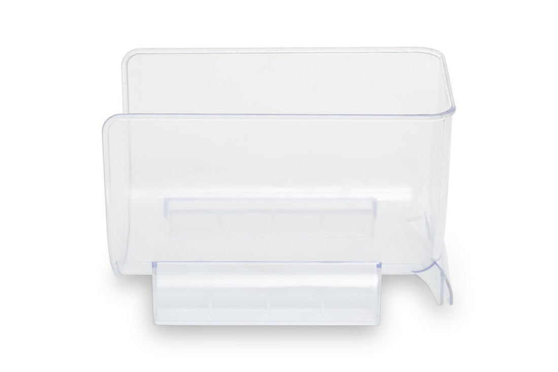 White diaper changing pad with a smaller white mat on a white background