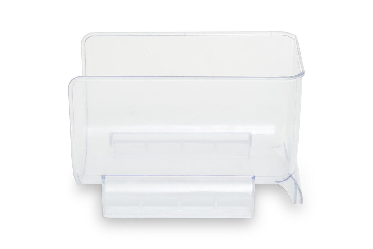 White diaper changing pad with a smaller white mat on a white background