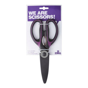 Zing Black And Purple Scissors