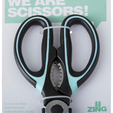 Black And Pastel Green Scissors | Zing