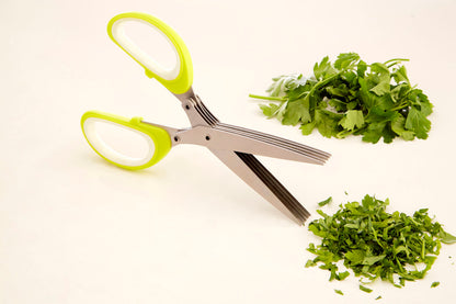 Lime Green and White Herb Scissors | Tyri