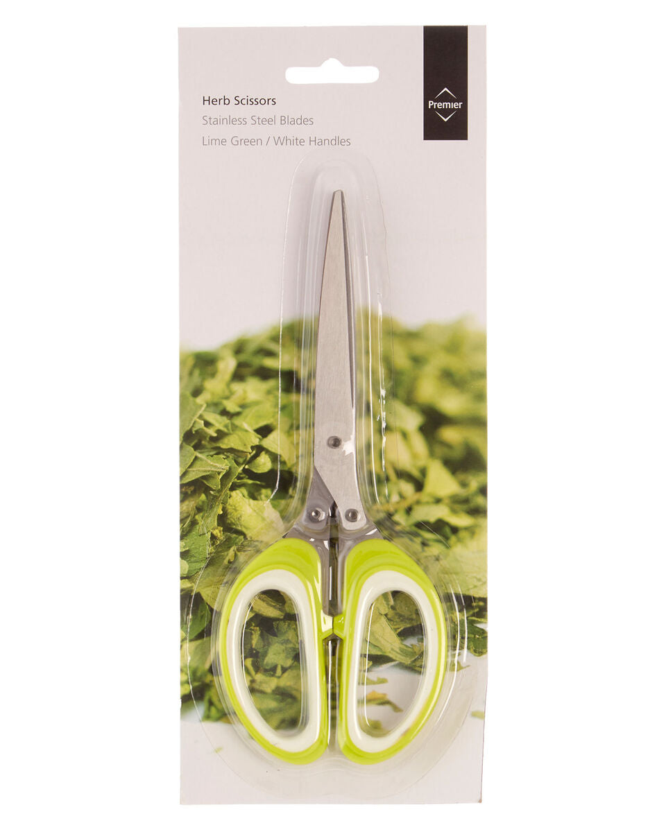 Tyri Lime Green and White Herb Scissors