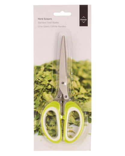 Tyri Lime Green and White Herb Scissors