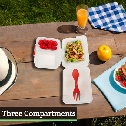 Grub Tub 3 Compartments Lunch Box