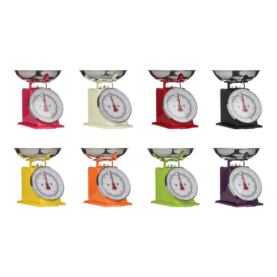 Olivier 5kg Matt Black Retro Kitchen Scale