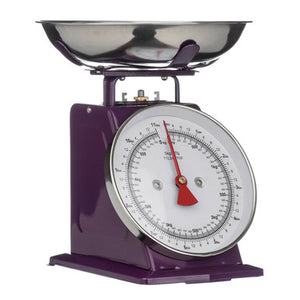 5Kg Purple Retro Kitchen Scale | Olivier