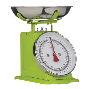 5kg Lime Green Retro Kitchen Scale | Olivier