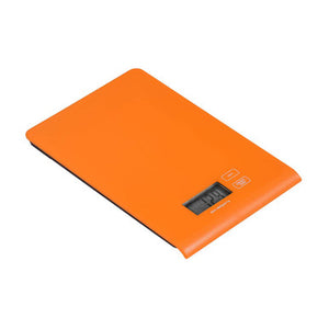 Orange Tempered Glass Kitchen Scale | Zing
