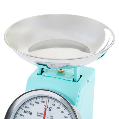 Olivier 3Kg Pastel Green Retro Kitchen Scale