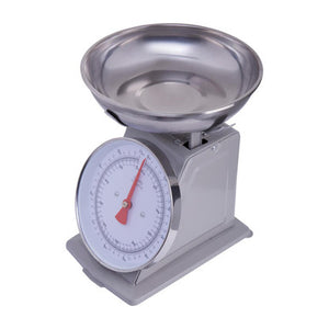Olivier 5Kg Grey Retro Kitchen Scale