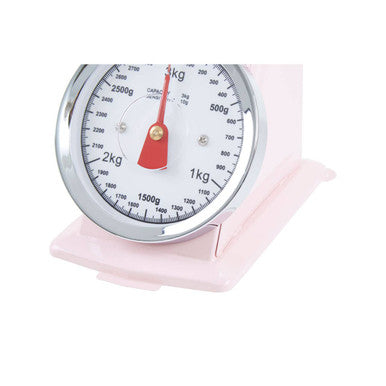 Olivier 3kg Pastel Pink Retro Kitchen Scale
