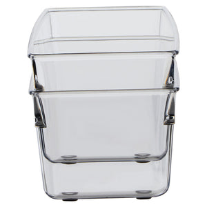 Set of Two Large Clear Kitchen Organisers | Romm