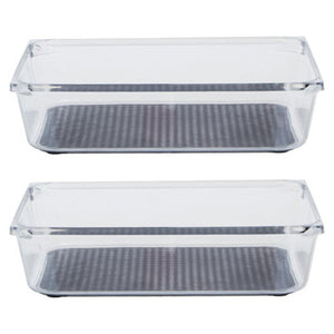 Romm Medium Set Of Two Kitchen Organisers With Rubber Insert