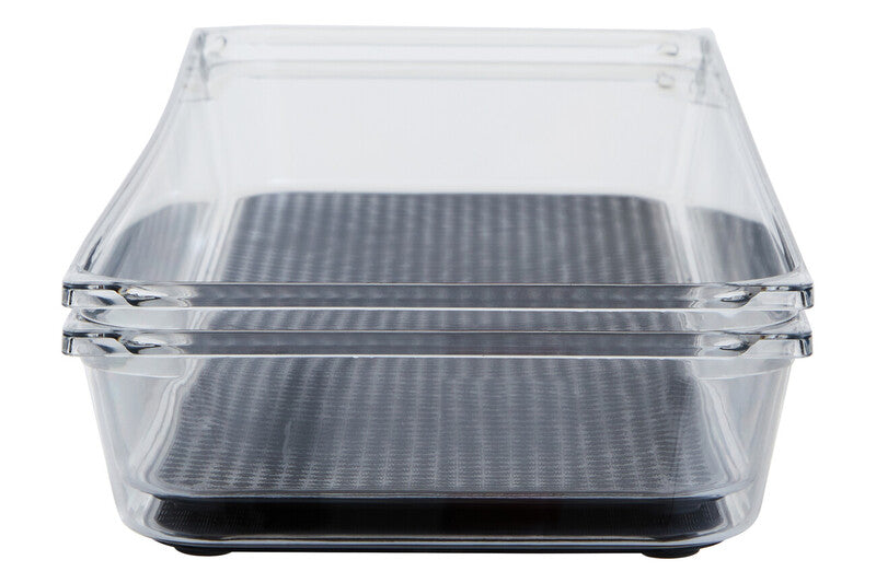 Romm Large Set Of Two Kitchen Organisers With Rubber Insert