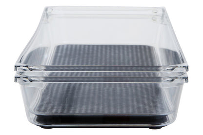 Romm Large Set Of Two Kitchen Organisers With Rubber Insert