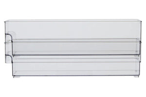 Romm Set Of Two Small Stackable Fridge Storage Trays