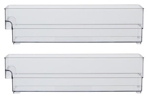 Romm Set Of Two Small Stackable Fridge Storage Trays