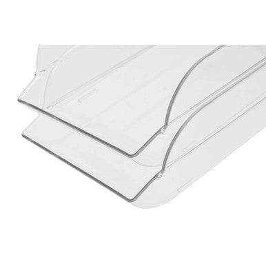 Romm Set Of Two Stackable Fridge Storage Trays