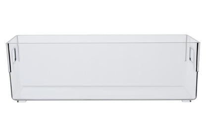 Romm Large Clear Plastic Fridge Bin With Handles