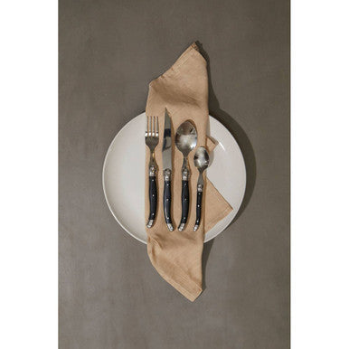 Swiss 16Pc Black Cutlery Set