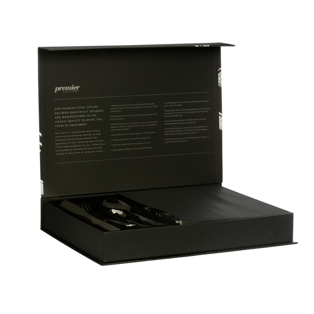 Martello Hammered 24 Piece Cutlery Set