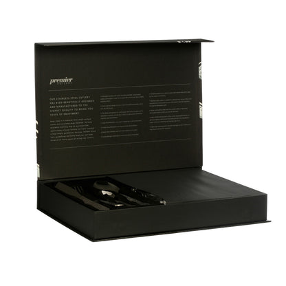 Martello Hammered 24 Piece Cutlery Set