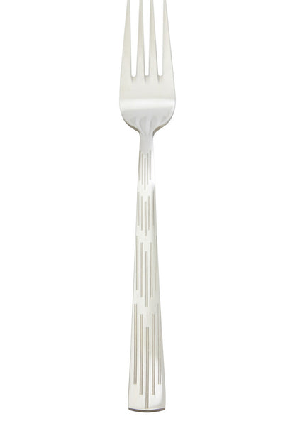 Avie 16 Piece Etched Deco Cutlery Set