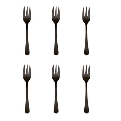Modern Retro Set Of 6 Cake Forks