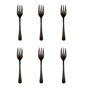 Set of 6 Cake Forks | Modern Retro