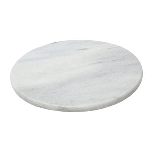 Salerno White Marble Lazy Susan