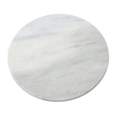 Salerno White Marble Lazy Susan