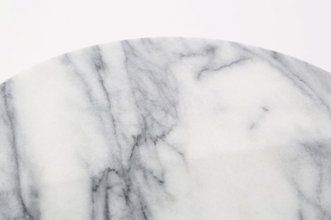 Salerno White Marble Cake Stand - Image 3