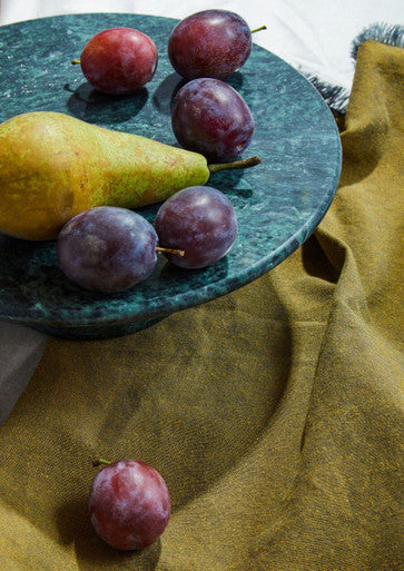 Marmore Green Marble Cake Stand