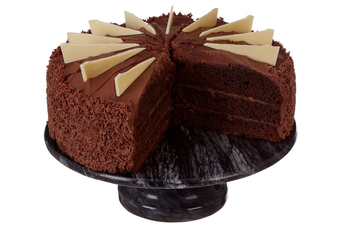 Marmore Black Marble Cake Stand