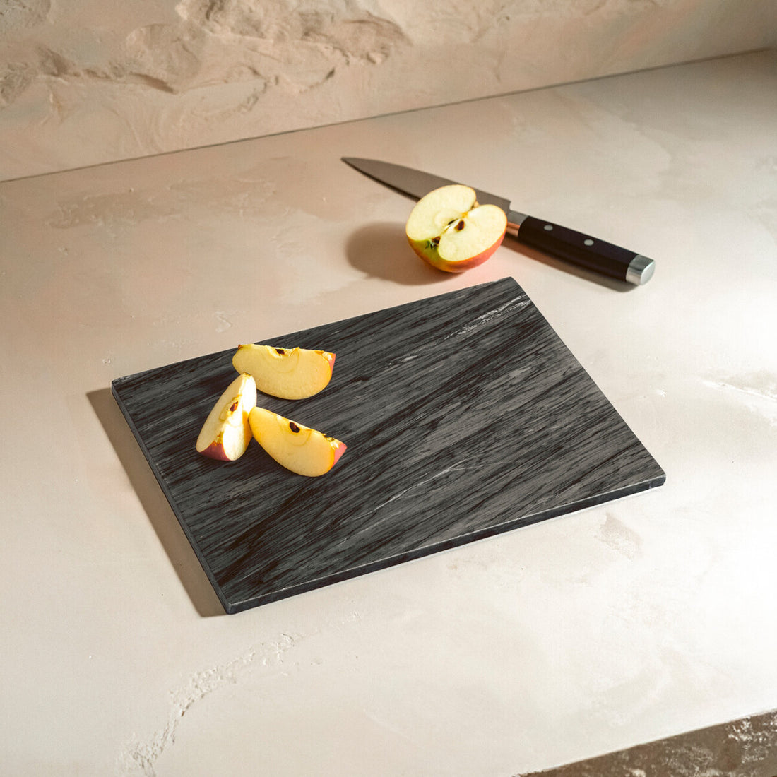 Marmore Black Marble Large Chopping And Serving Board