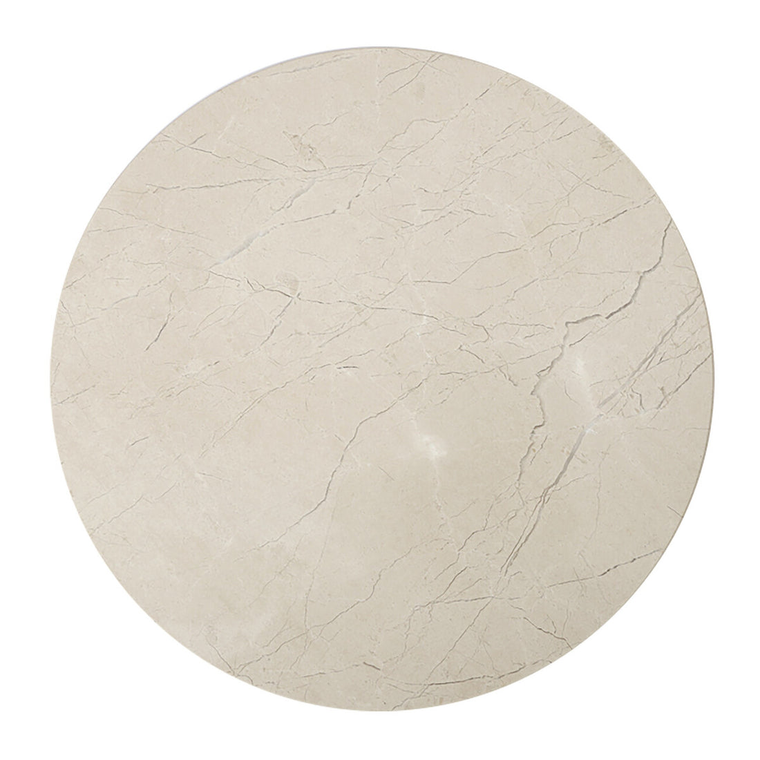 Himaya Champagne Marble Lazy Susan - Image 1