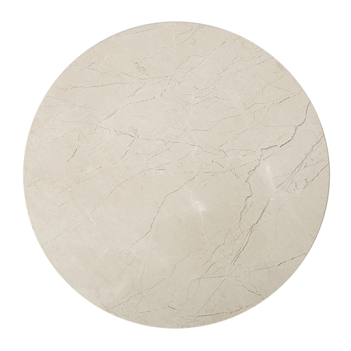 Himaya Champagne Marble Lazy Susan - Image 1