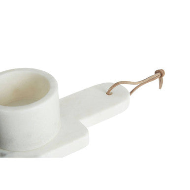 Bulgari Marble Condiment Bowls And Board Set