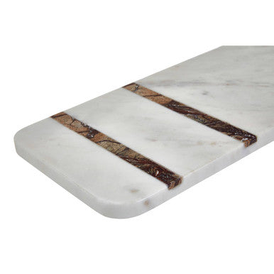 Annika White And Brown Forest Marble Paddle Board