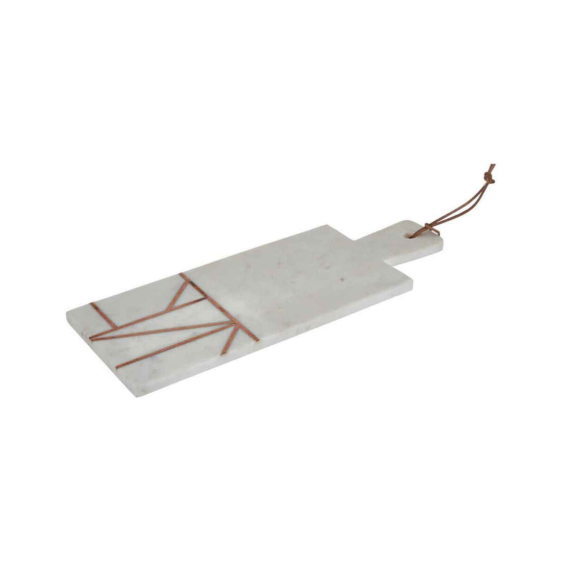 Monzaro White Marble And Copper Inlay Paddle Board