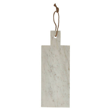 Salerno Small White Marble Chopping And Serving Board