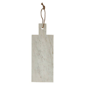 Small White Marble Chopping and Serving Board | Salerno