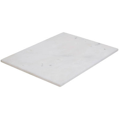 Kindia Rectangular White Marble Chopping And Serving Board