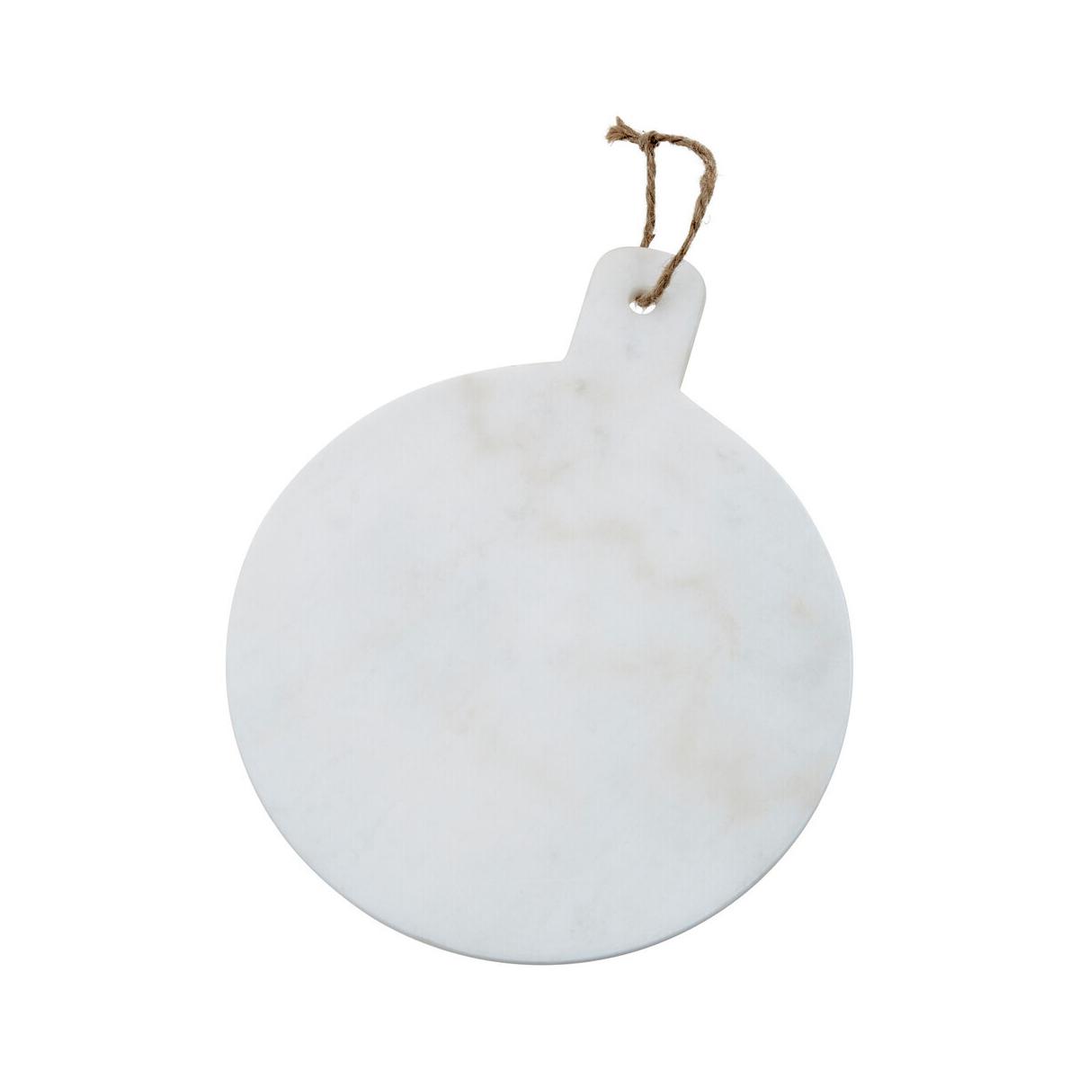 Kindia Round Marble Paddle Chopping and Serving Board