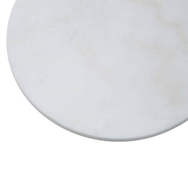 Kindia Round Marble Paddle Chopping And Serving Board