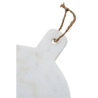 Kindia Round Marble Paddle Chopping And Serving Board